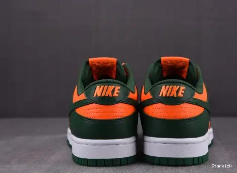 DD1391-300 Low Dunk Hurricanes Miami Nike 0706